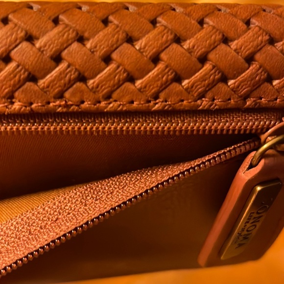 Sonoma Brown Woven Wallet - Picture 4 of 14